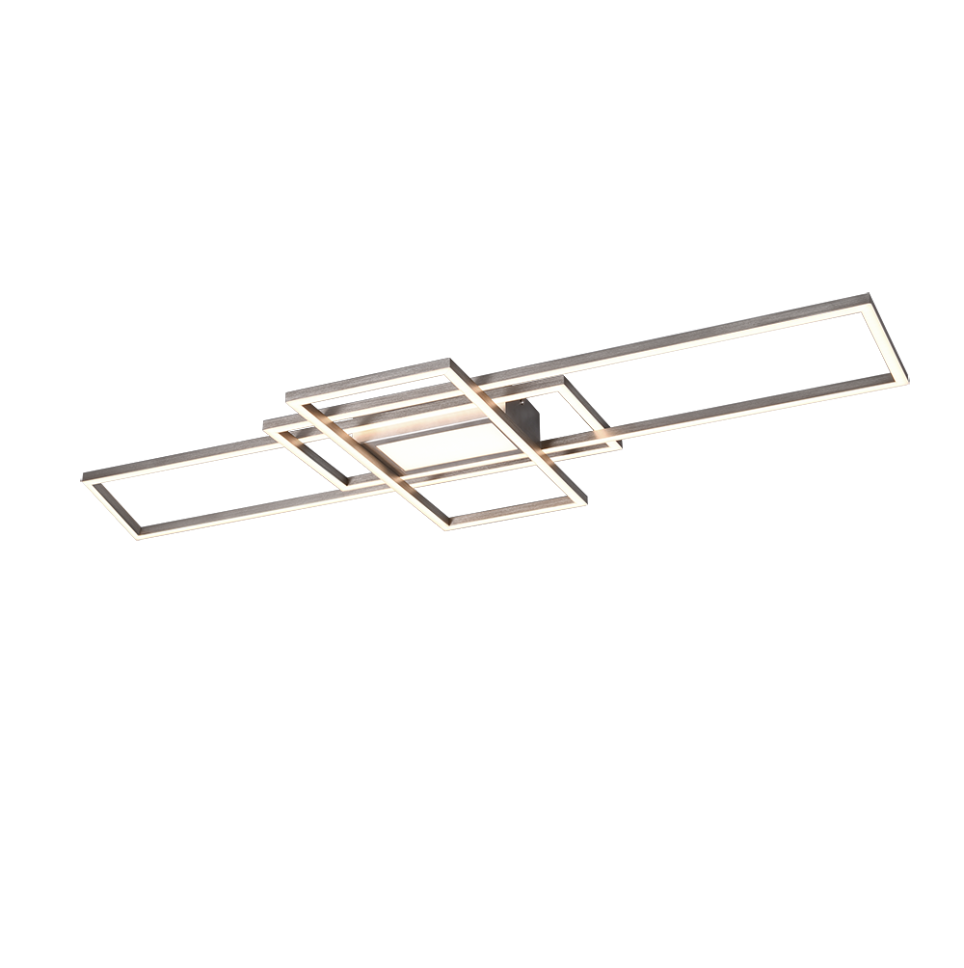 620010407 IRVINE Plafondlicht 60w 7100lm WHITES RemCon Nikkelmat