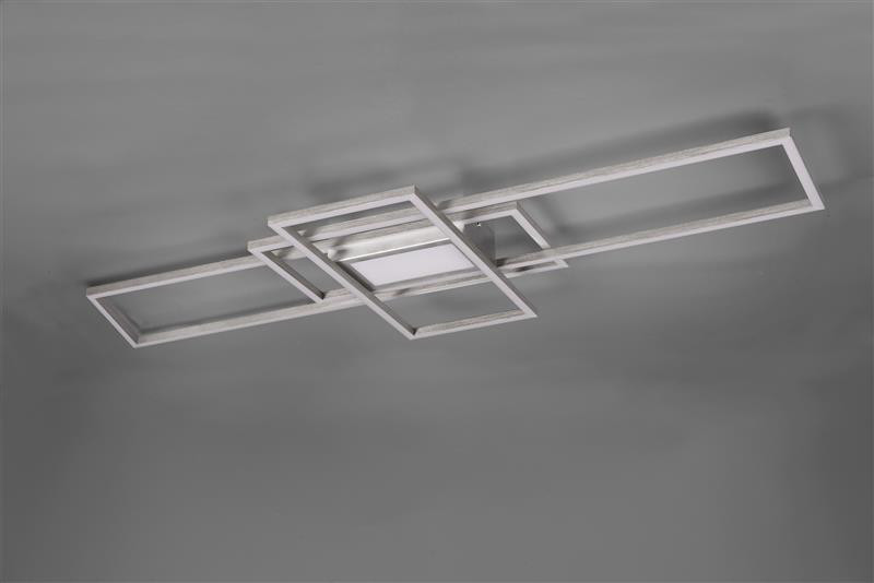 620010407 IRVINE Plafondlicht 60w 7100lm WHITES RemCon Nikkelmat