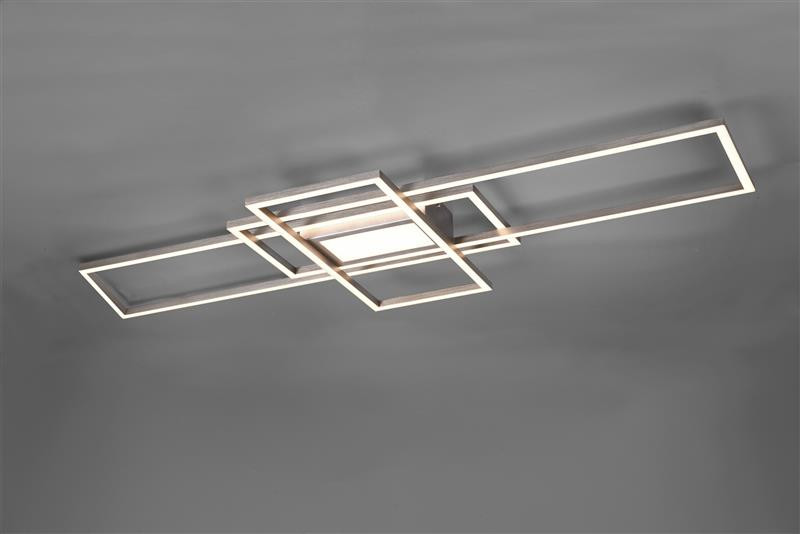 620010407 IRVINE Plafondlicht 60w 7100lm WHITES RemCon Nikkelmat