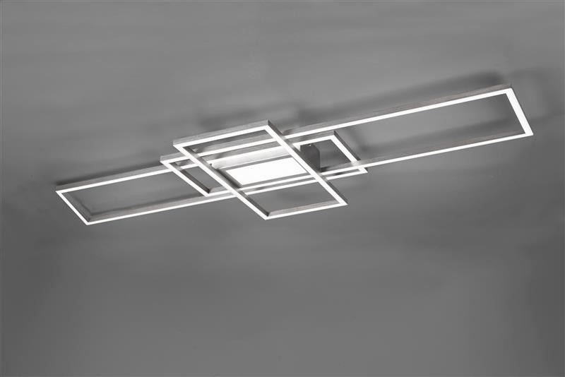 620010407 IRVINE Plafondlicht 60w 7100lm WHITES RemCon Nikkelmat