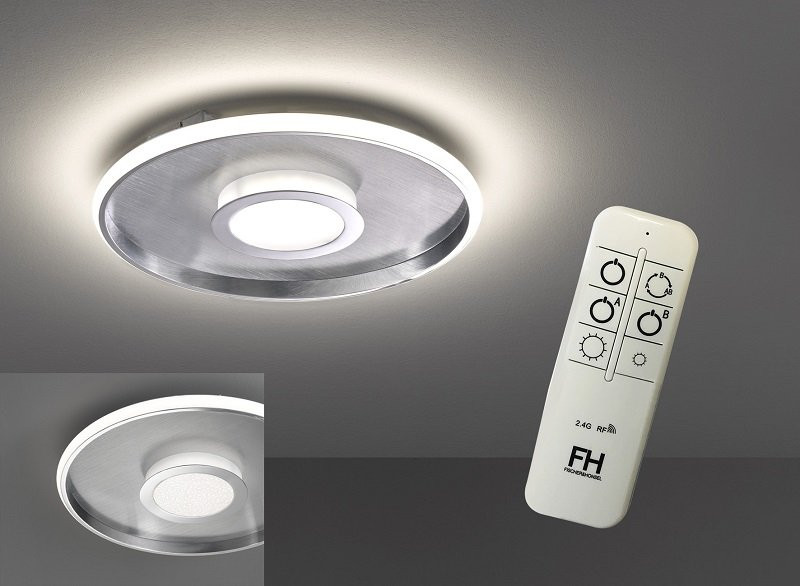 Plafondlamp d40 Alu/Chrome