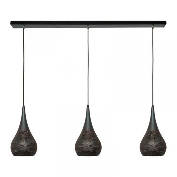 Pendel 3xE27 OilStained Roest