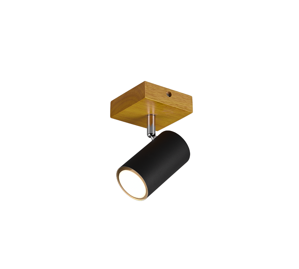812400132 Marley Spot GU10 Zwart Hout