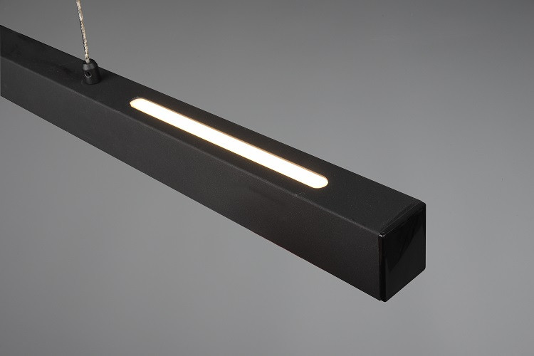 R32043132 PAROS Hanglamp 22w 2500lm+2x5,5w 2x600lm Warm 3SwitchDim Zwart