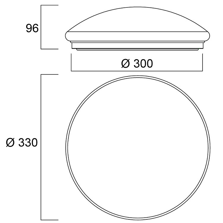 0043427 START ECO SURFACE IP44 1550LM 830/840 DUALTONE