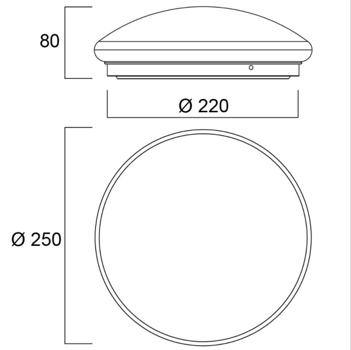 0043426 START SURFACE IP44 1025LM 830/840 DUALTONE