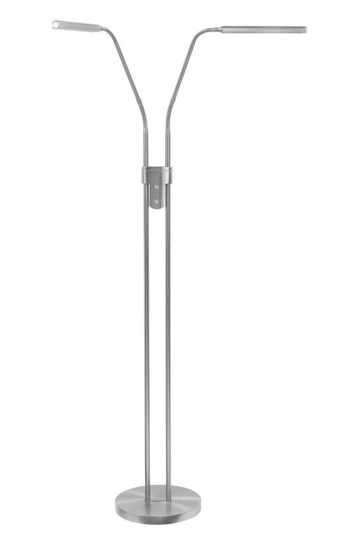 Leeslamp 2x6,5w 585lm Warm DIM Nikkelmat