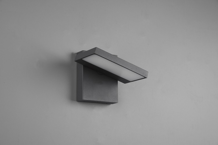 226360142 HORTON Tuinlamp wand 8w 1000lm 3000k Antraciet