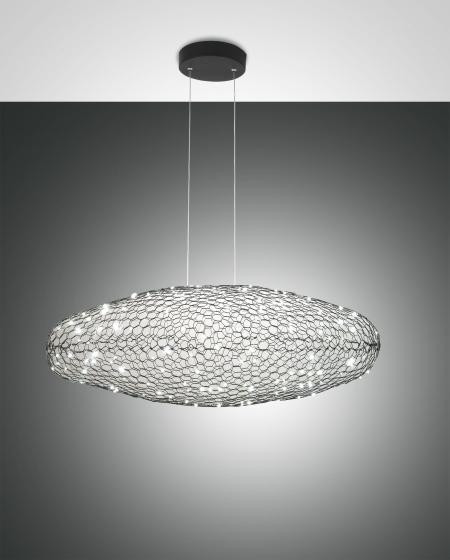 Hanglamp 18w 1780lm Warm Zwart