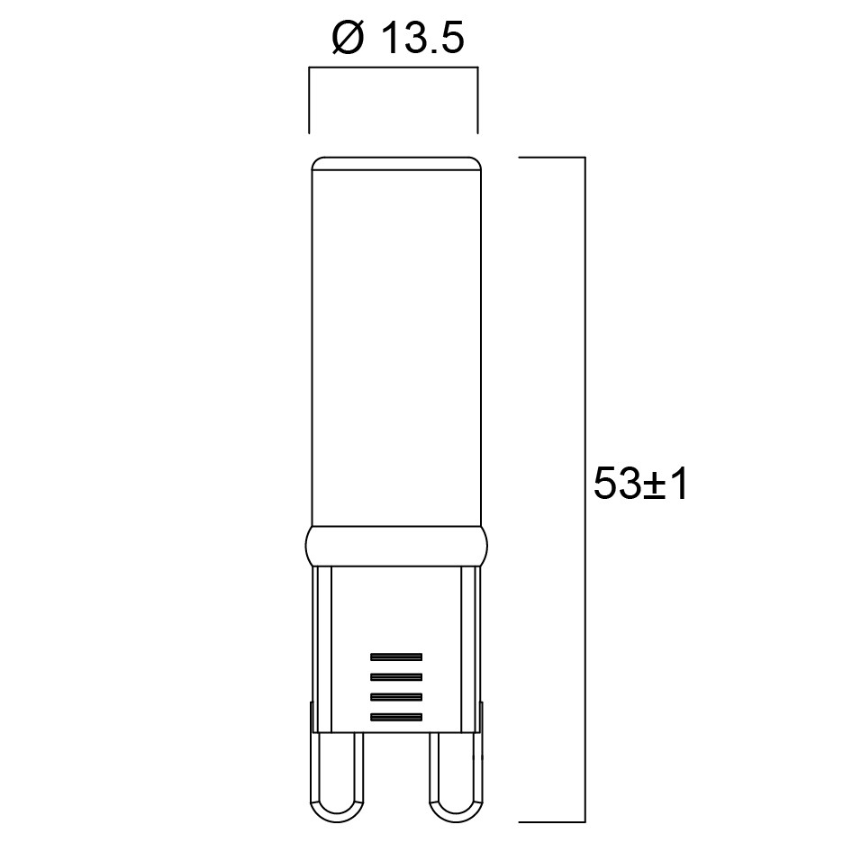 0029664 ToLEDo G9 2,2w 250lm 827 Helder