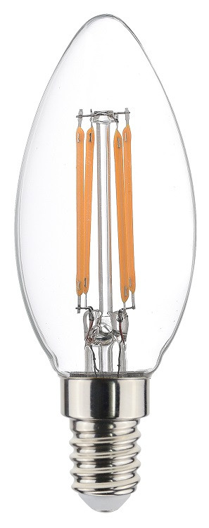 0029344 LED Kaars 4,5w 470lm 827 E14 Helder