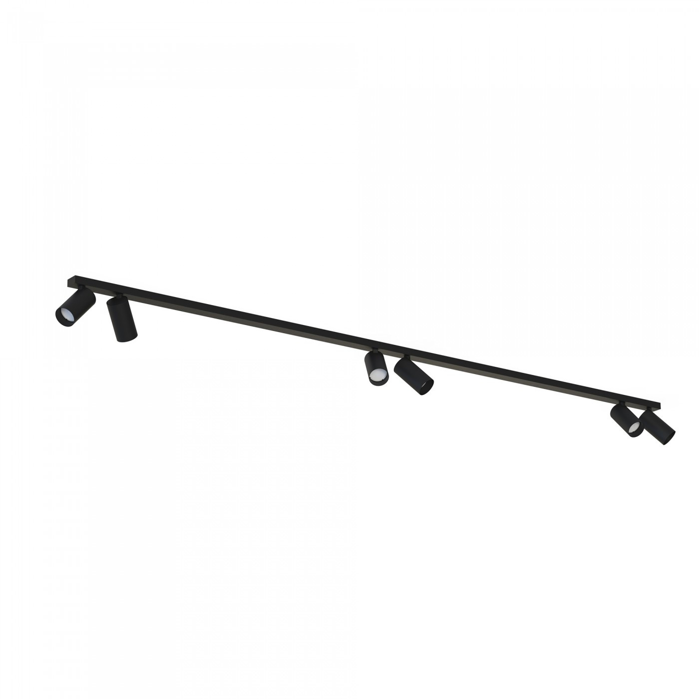 Spot 6xGU10 Zwart