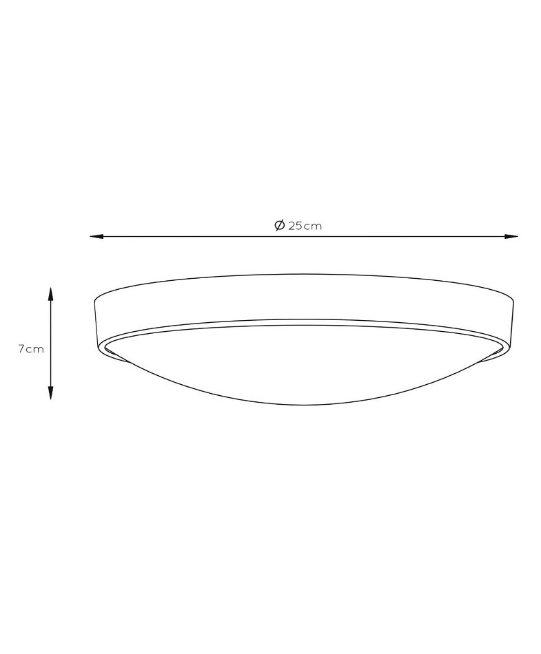 08109/01/31 LEX Plafondlamp E27 d25 wit