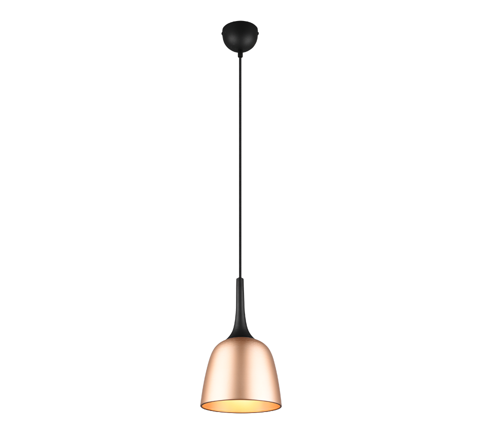310800108 CHIRON Hanglamp E27 Zwart Champagne