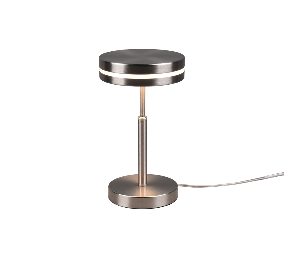 526510107 FRANKLIN Tafellamp 6w 700lm 3000k Nikkelmat