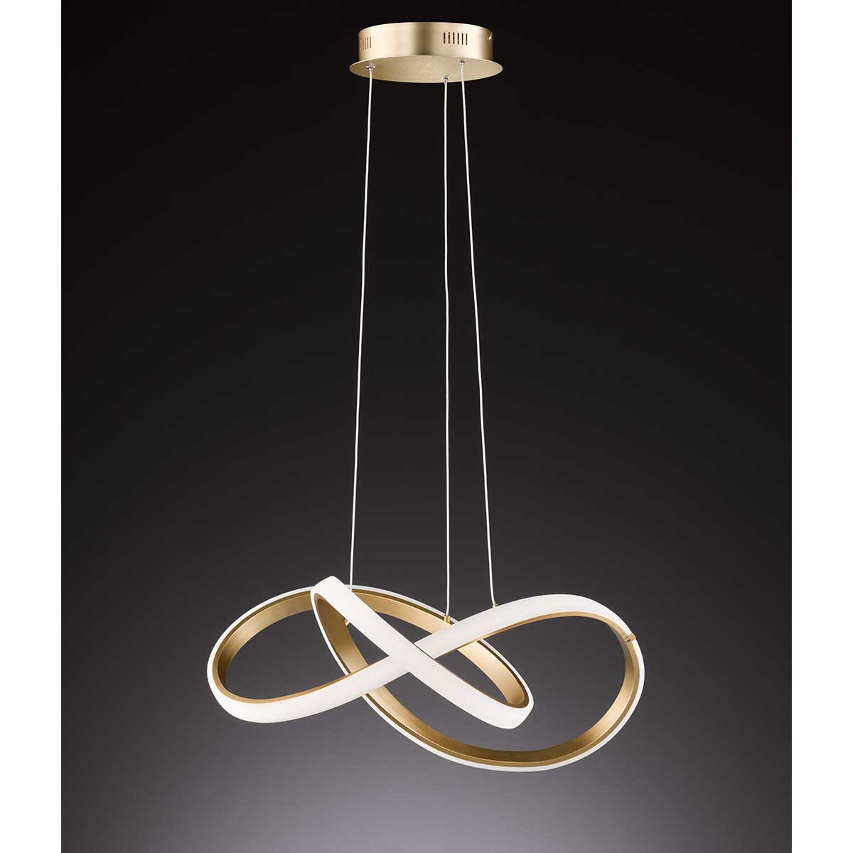 06134/21/02 ELISABETH Pendel 49w 5700lm 3000k Matgoud