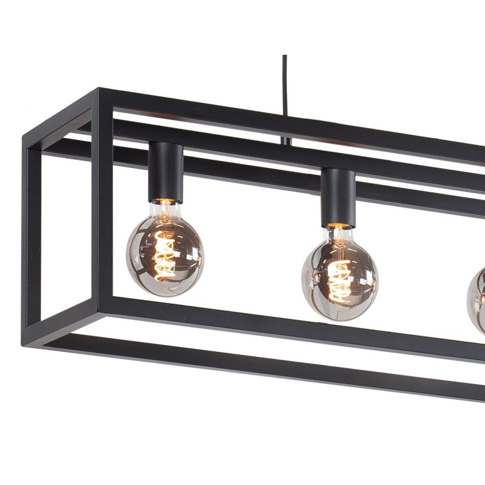 Hanglamp 5xE27 Zwart