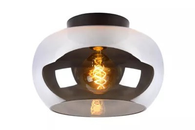 45177/30/65 JUDI Plafondlamp E27 zwart fumé