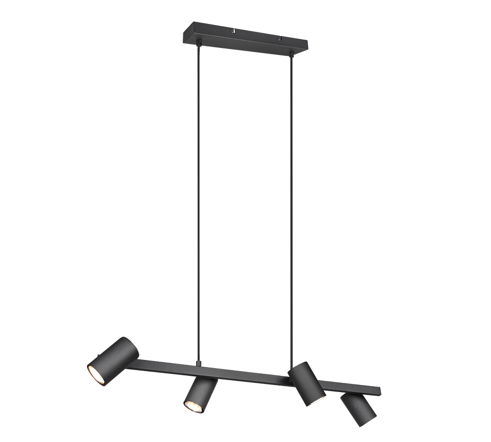 302400432 MARLEY Hanglamp 4xGU10 zwart