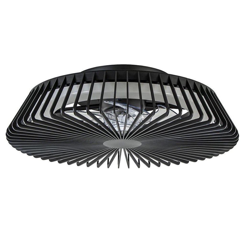 Plafondventilator 70w 4900lm CCT RemCon zwart