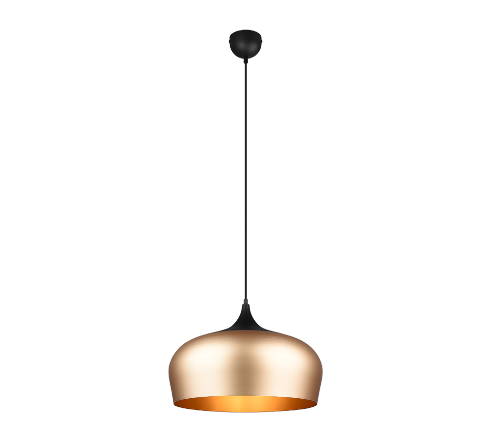 310890108 CHIRON Hanglamp E27 Zwart Champagne