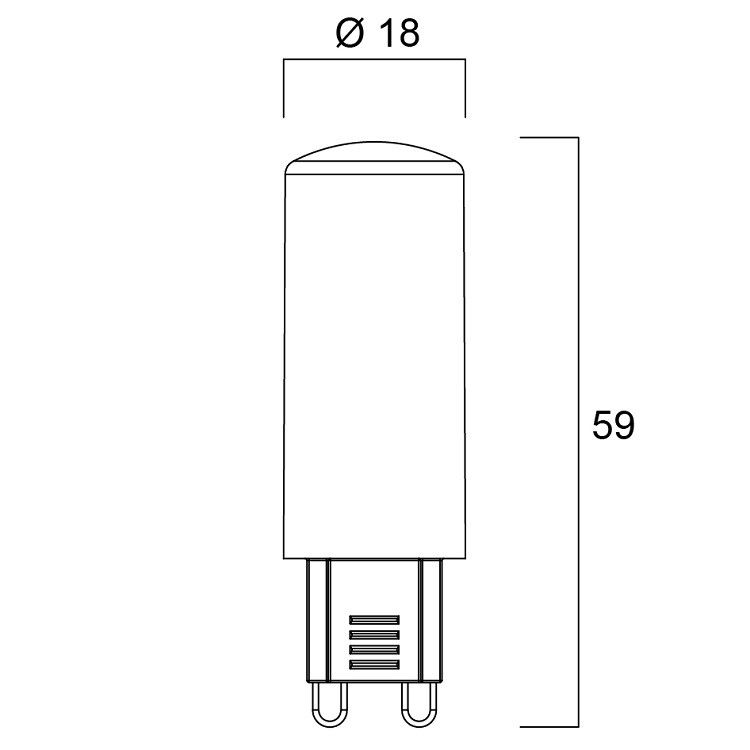 0029673 ToLEDo G9 4,8w 600lm 827