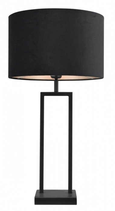 Tafellamp E27 49cm zwart (zonder kap)