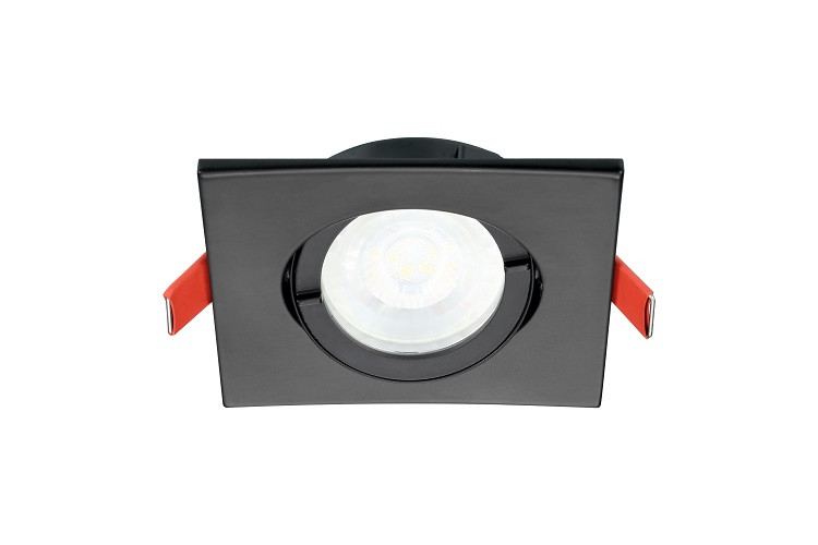3084103 Inbouw GU10 IP44 Zwart Verstelbaar Vierkant