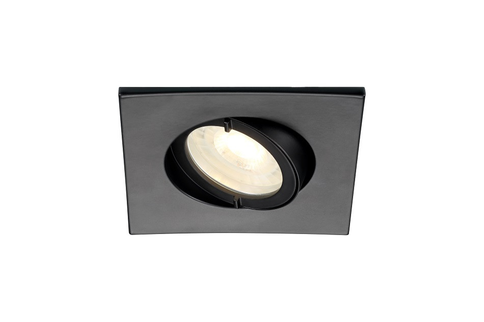 3084103 Inbouw GU10 IP44 Zwart Verstelbaar Vierkant