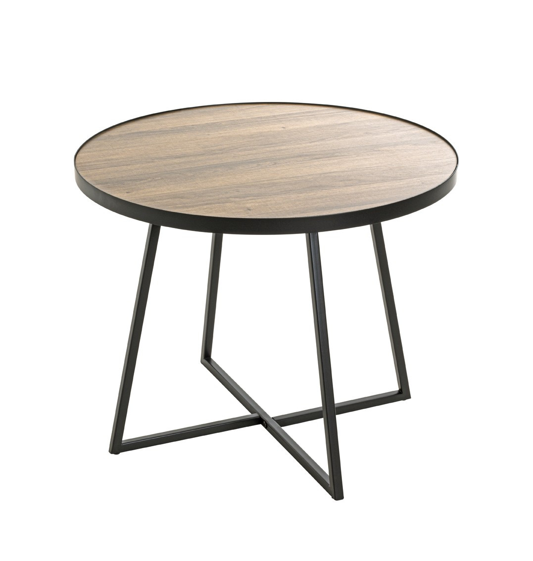 Bijzettafel Catania zwart eik 