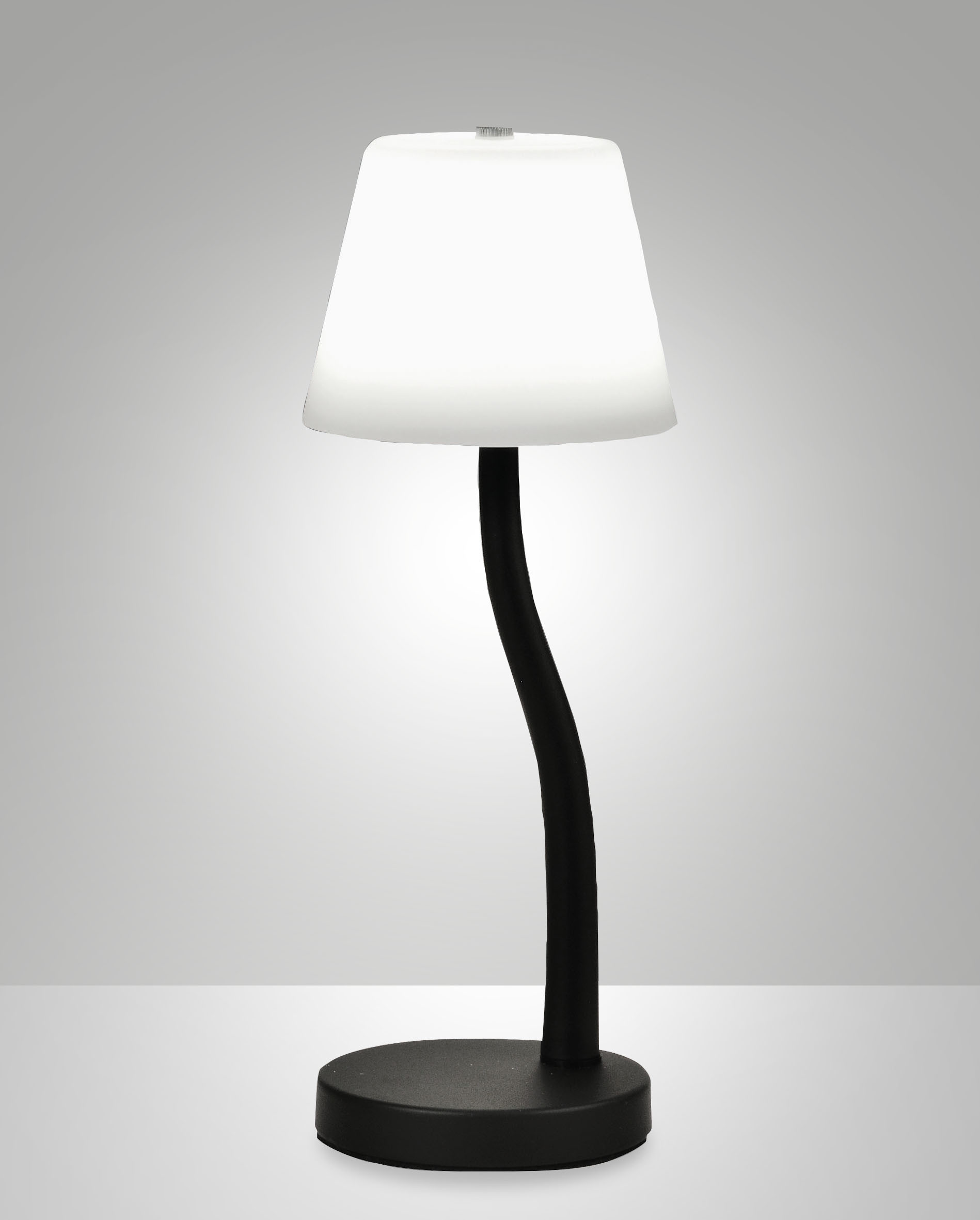 Tafellamp 9w 750lm TouchDim Warm Zwart Opaal