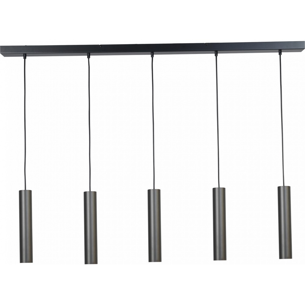 Hanglamp 5xGU10 Zwart