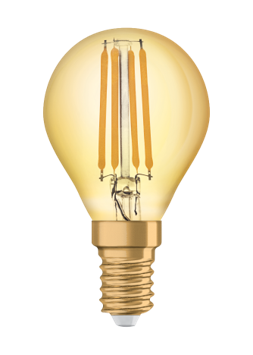 LED Kogel/Ball 2,5w 220lm 2400k Goud Ambiente Lux