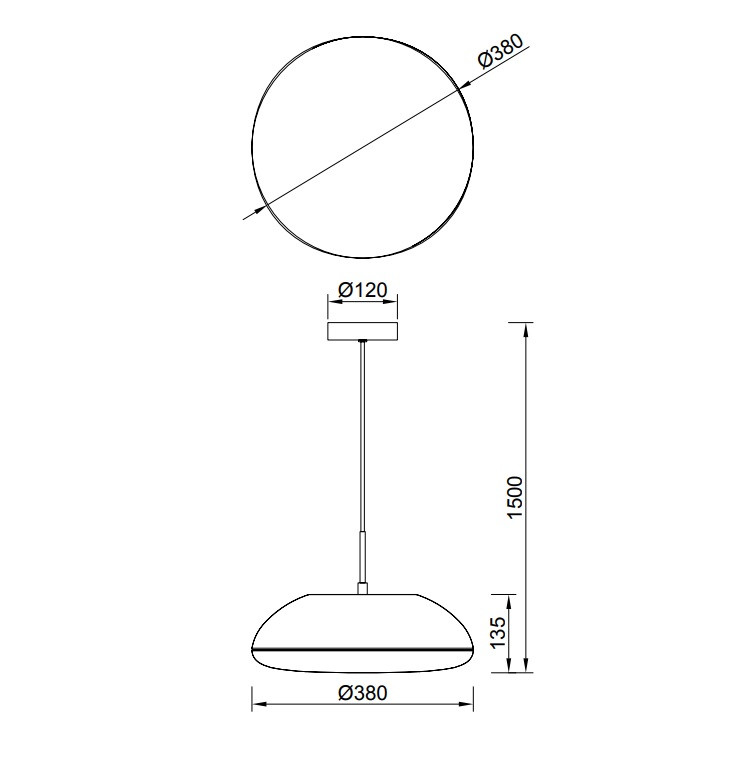 Hanglamp 38 4xE27 houtdecor
