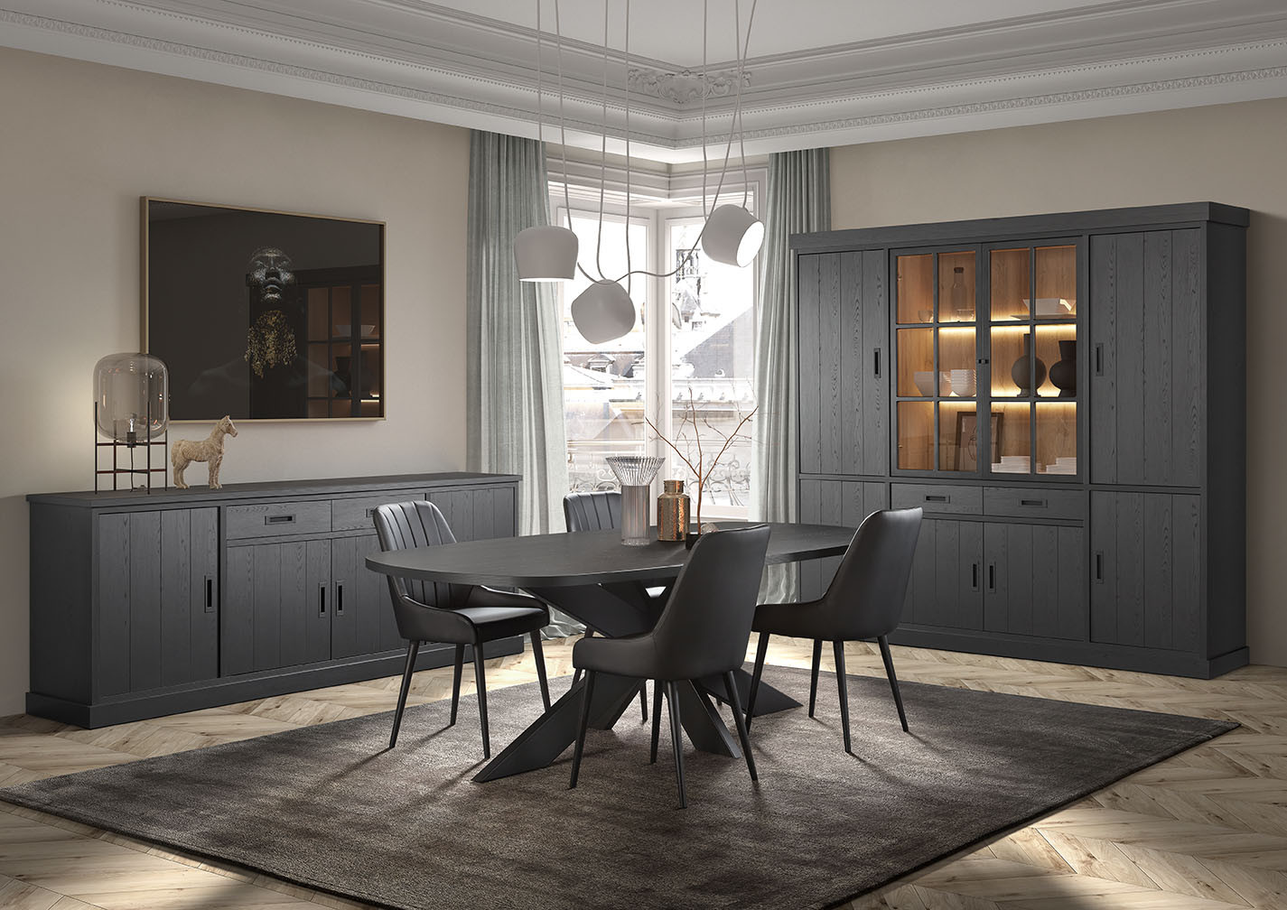 Bibliotheek Raphael 240 cm