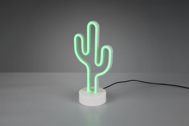 R55220101_CACTUS Tafellamp 1w 10lm Fluo Groen Cactus