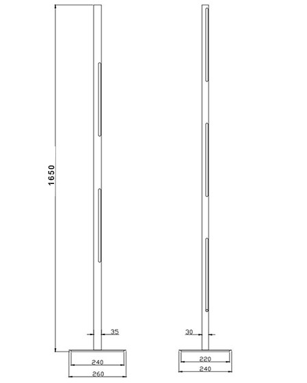 Staanlamp 36w 4320lm Warm PushDim Mat goud