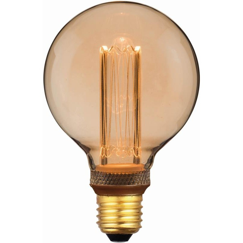 LED Lamp Globe G95 E27 4,3w Goud 3StapDim