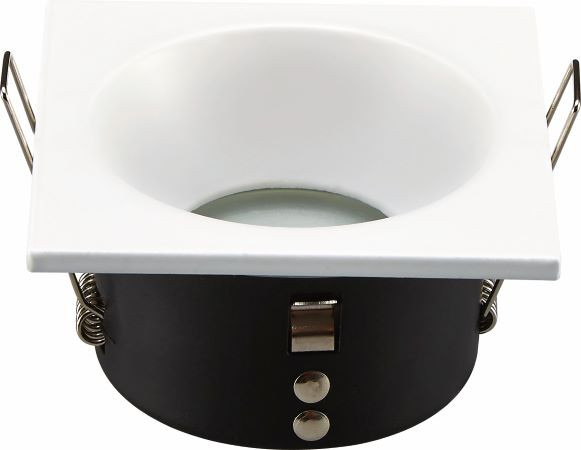 Inbouwspot GU10 wit IP54 75mm