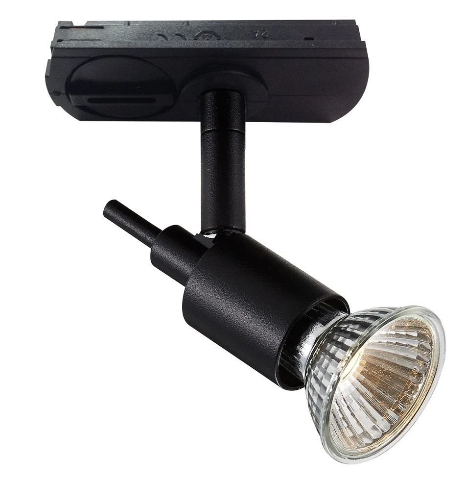 1f rail zwart spot GU10
