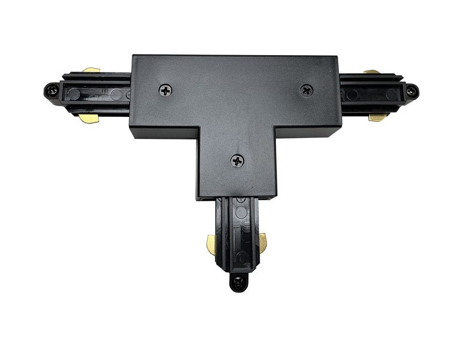 1f rail zwart T-connectie