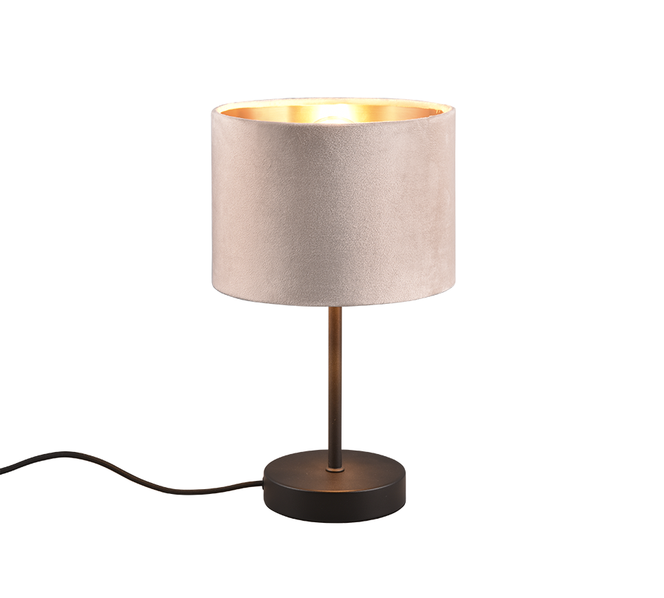 519000144 JULIETA Tafellamp E27 zwart fluweel