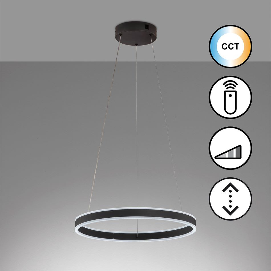 Hanglamp 54w 8500lm 2700>6500k WHITES RemCon