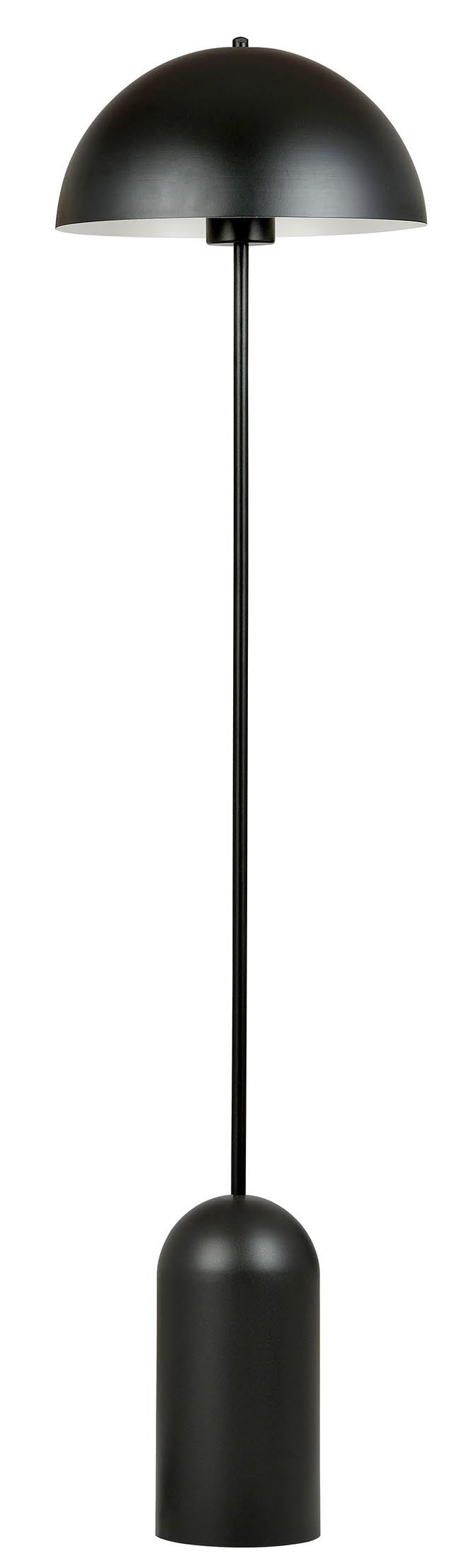 Vloerlamp E27 zwart