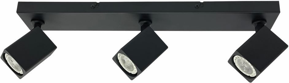 Spot 3xGU10 Zwart
