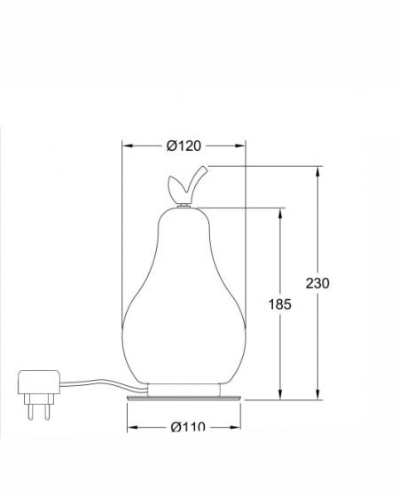 Tafellamp 8w 780lm Opaal