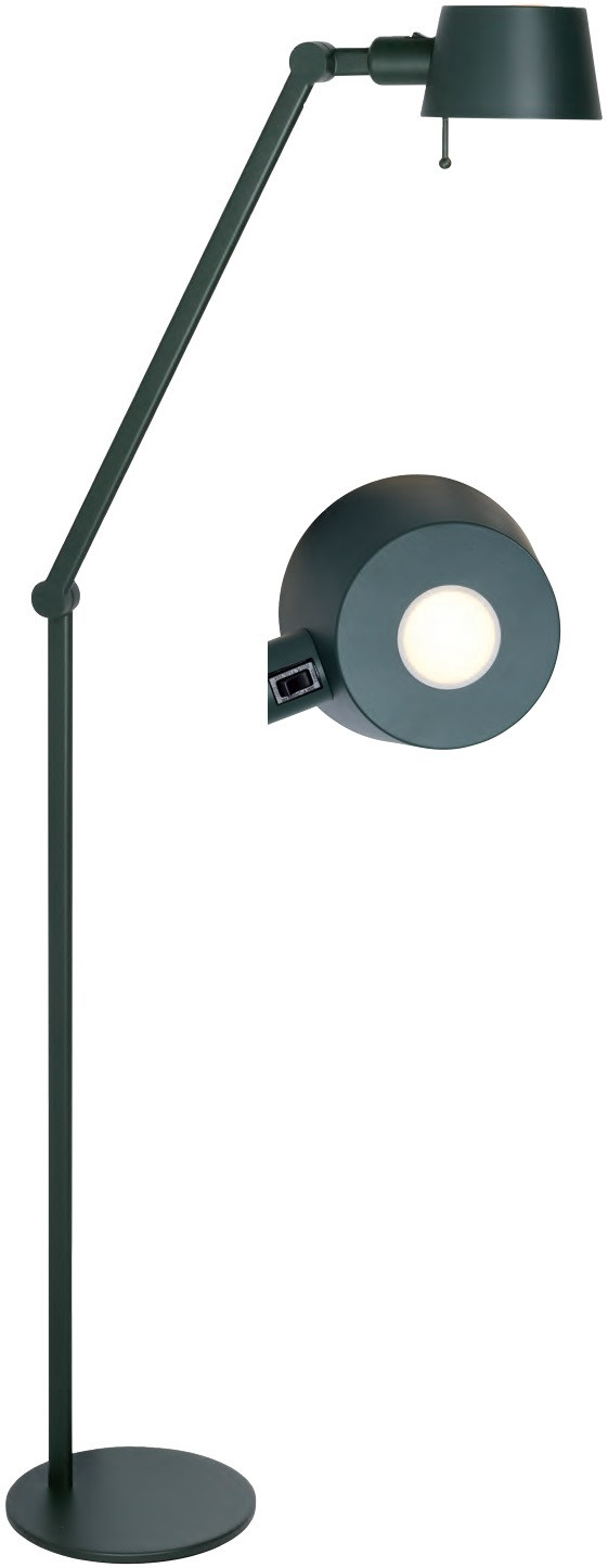 Vloerlamp E27 Metallic Groen