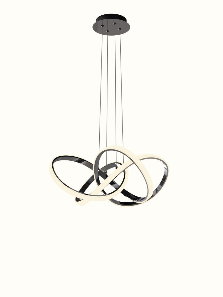 Luster 55w 5500lm 3000k ZwartChrome