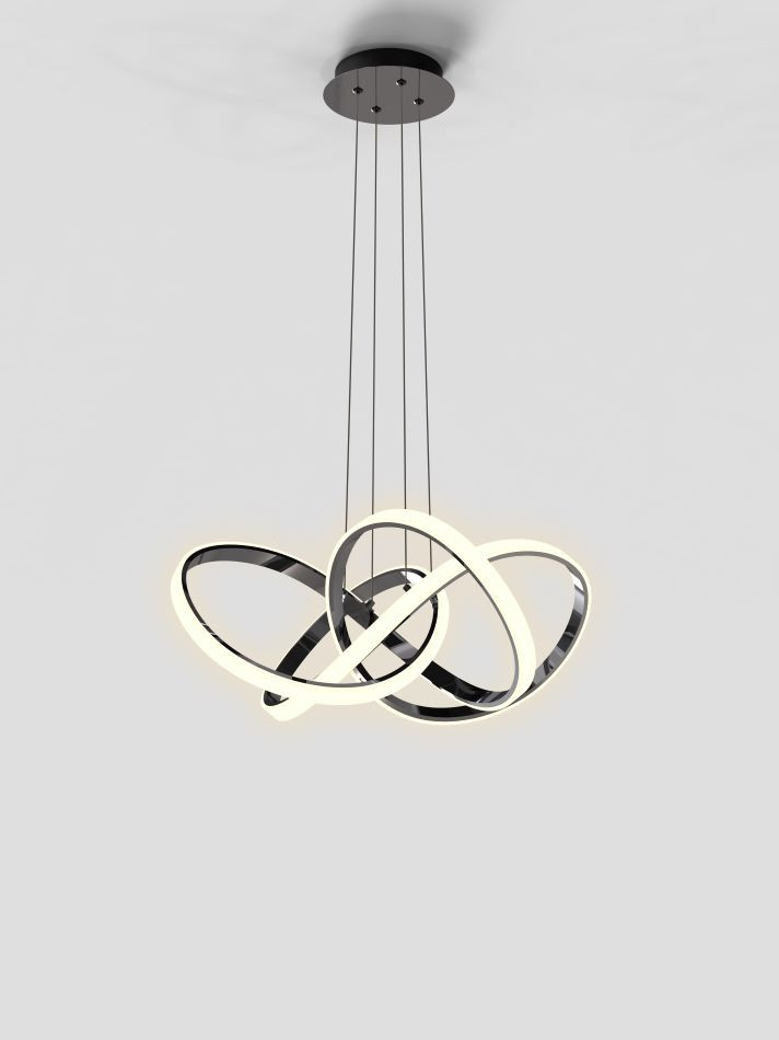 Luster 55w 5500lm 3000k ZwartChrome