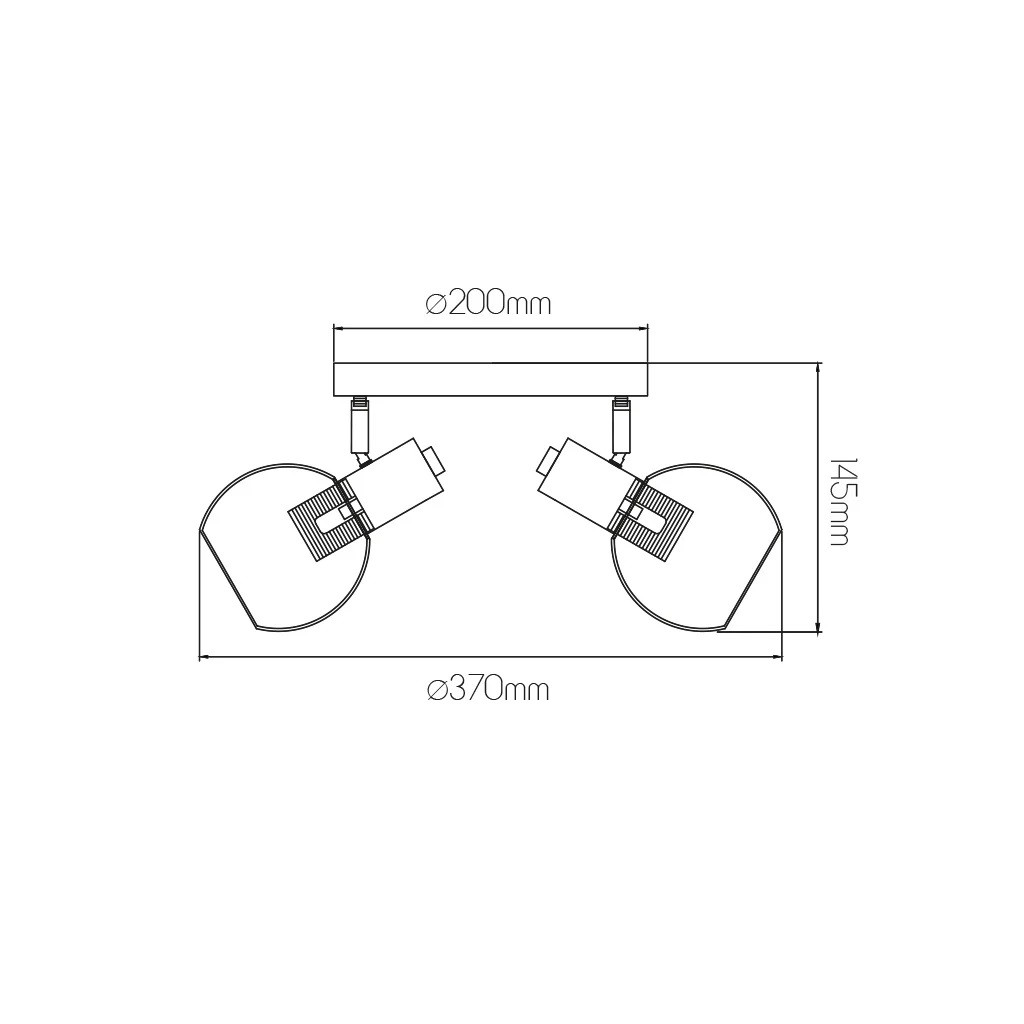 3403643 OSIRA Spot 3xE14 amber
